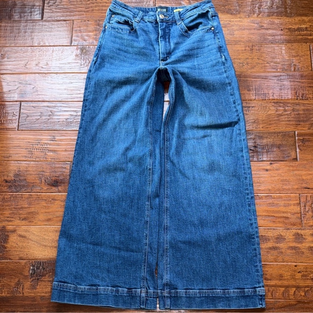 Anthropologie Maeve The Jada High Rise Wide Leg Jeans Size 29T - Picture 3 of 6
